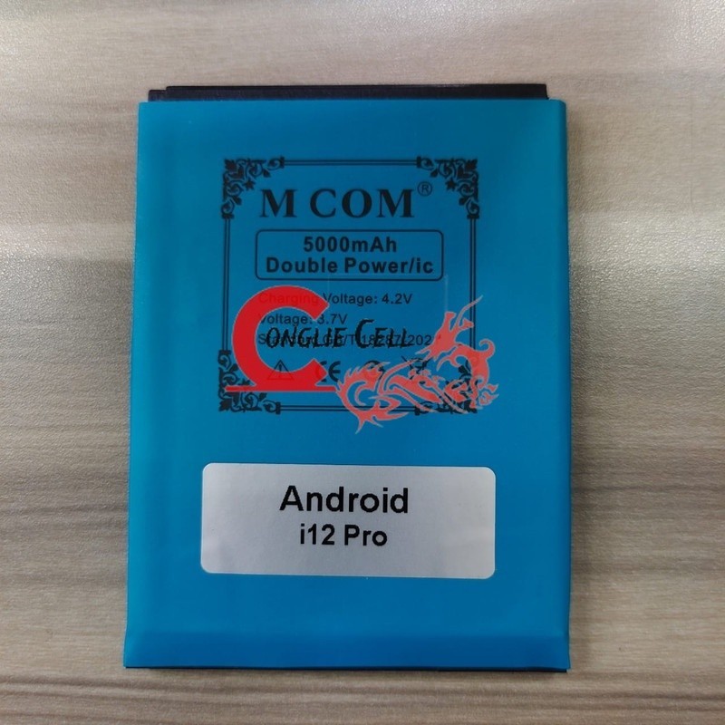 Battery Batere Batre Baterai Double Power Mcom Android i12 Pro BERGARANSI
