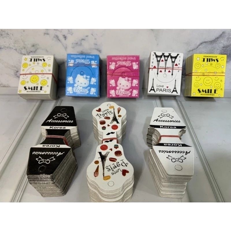 

hang tag kard aksesoris isi 100 pcs