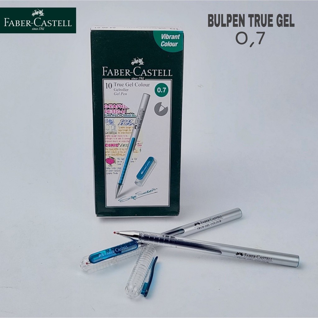 

Bulpen / Pen Undangan True Gel Faber Castel 0,7 Toska
