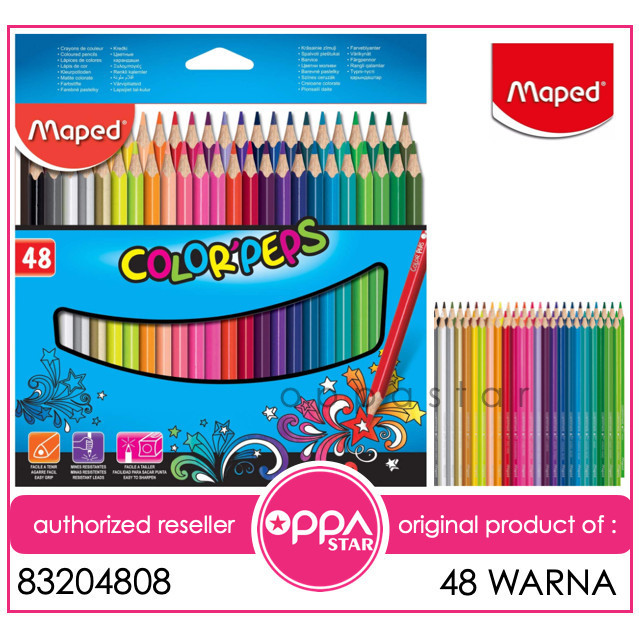 

✨LARIS✨ -Pensil Warna Set Maped Color peps 48 83204808 - Pencil Color Set