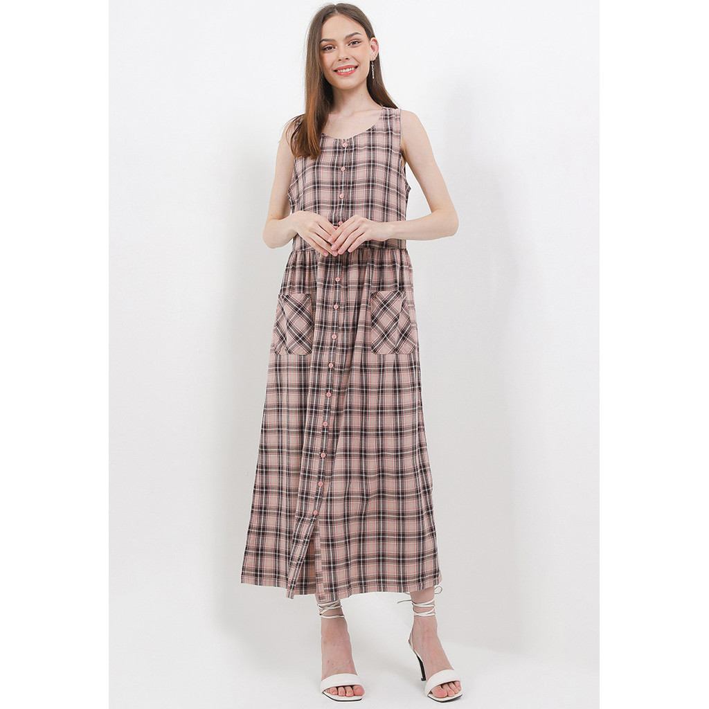 Triset Casual Pakaian Wanita Overall Dress - TD5009901