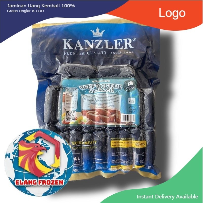 

Kanzler Beef Cocktail Sausage 250gr
