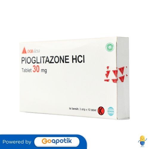 Pioglitazone Ogb Dexa Medica 30 Mg Box 30 Tablet