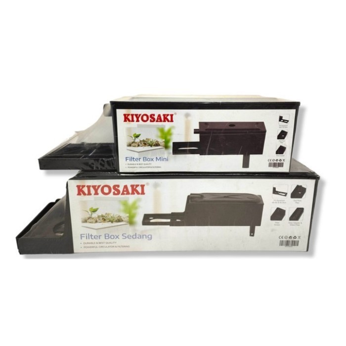 Box filter Aquarium KIYOSAKI Kecil Medium Besar Jumbo Top Filter