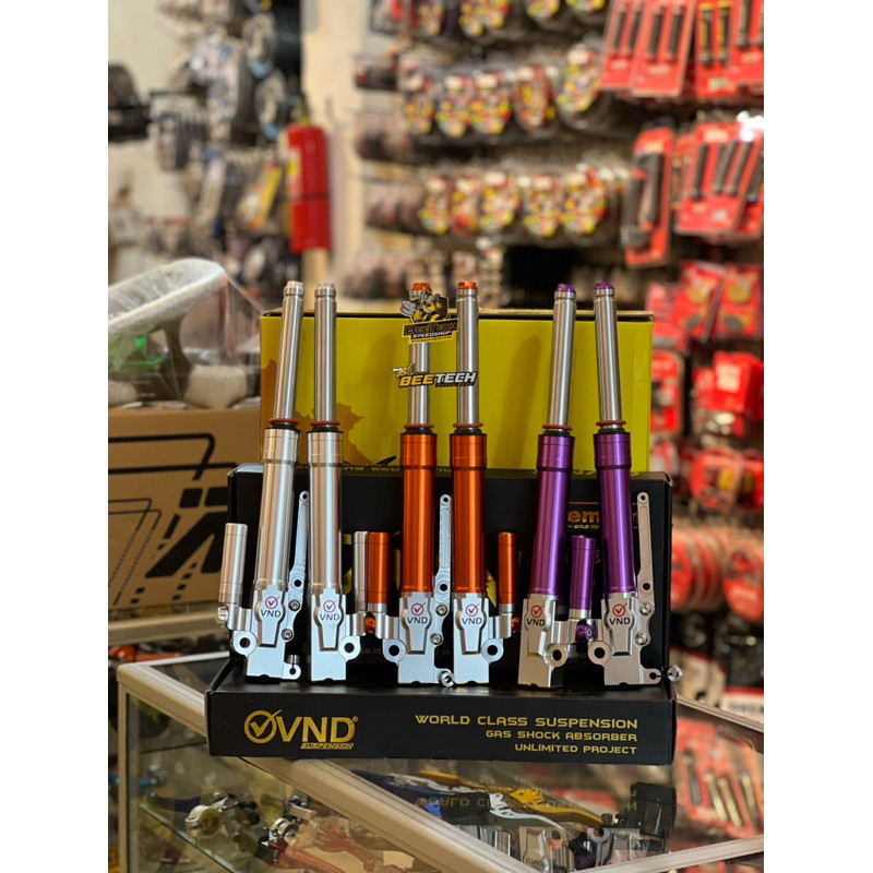 SHOCK DEPAN VND AK 111 TABUNG BEAT/VARIO/GENIO/ MATIC HONDA