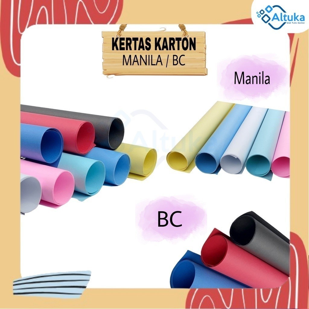 

(3pcs) Kertas Manila / Karton BC Warna 61x86cm 150gsm