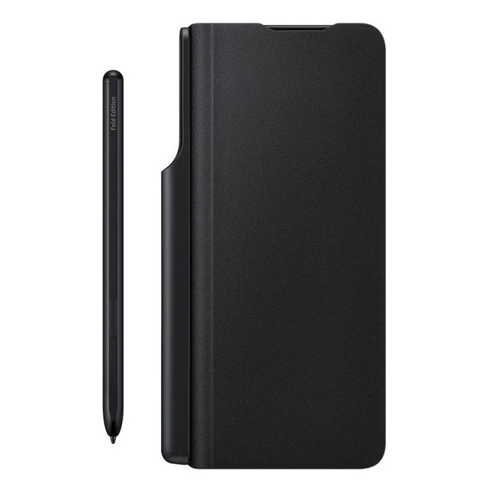 New[Promo] Flip Cover with Pen Holder Samsung Galaxy Z Fold 3 / 4 5G Sarung Case - Flip Z Fold 5