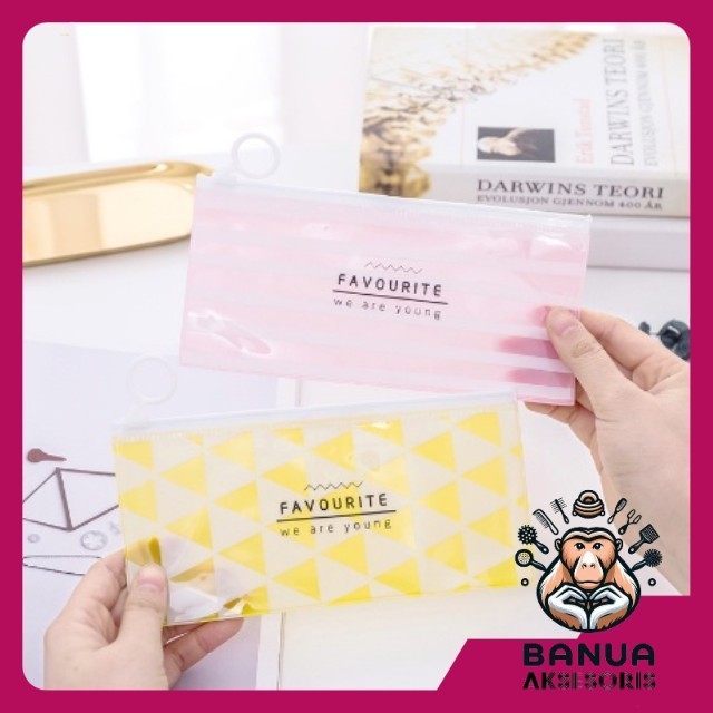 

BANUA ACC | TEMPAT PENSIL PULPEN TRANSPARAN ZIPLOCK KARAKTER SERBAGUNA POUCH ZIP LOCK PENYIMPANAN KOSMETIK CASE