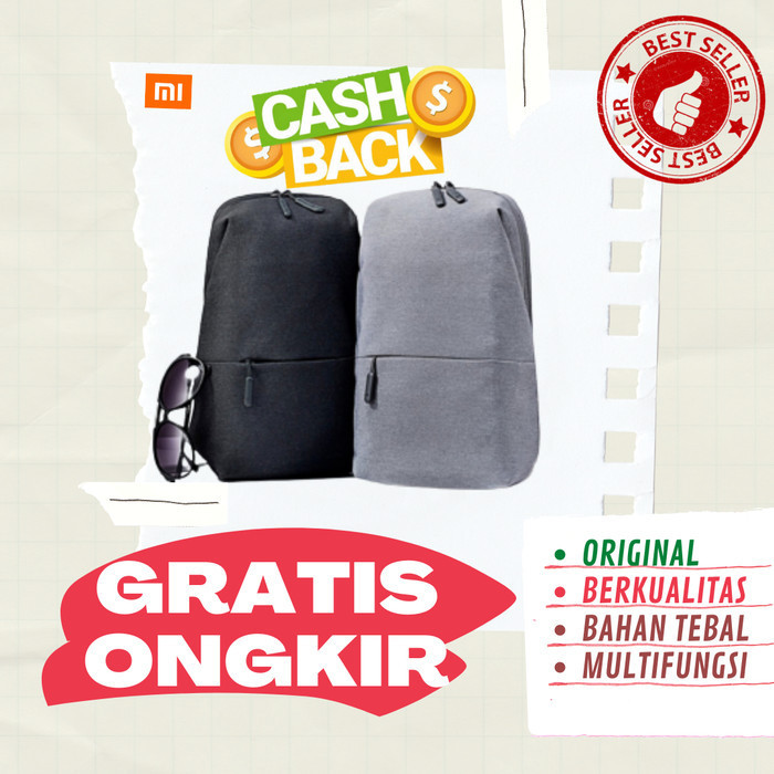 [TERMURAH] Original SlingBag Xiaomi / tas Slempang / tas Ransel