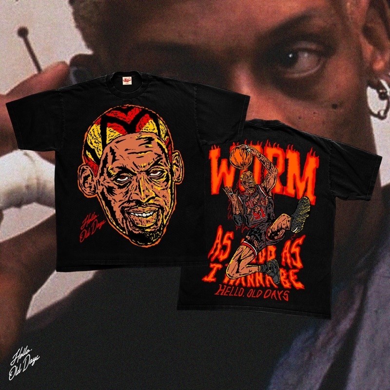 original design - AS GOOD AS I WANNA BE - DENNIS RODMAN TRIBUTE SHIRT