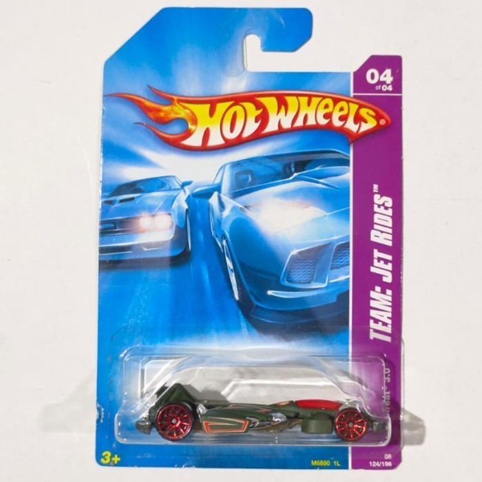 Hotwheels Jet Threat 3.0 hijau tentara