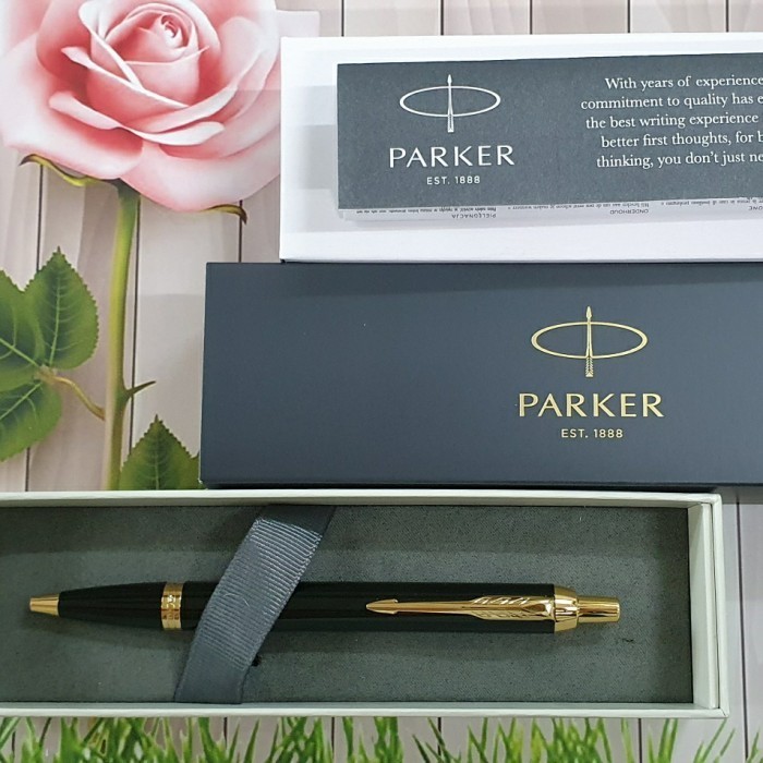 

Best Seller[Terbaru] Pen Parker New IM Black GT Ballpoint M.Blk TB