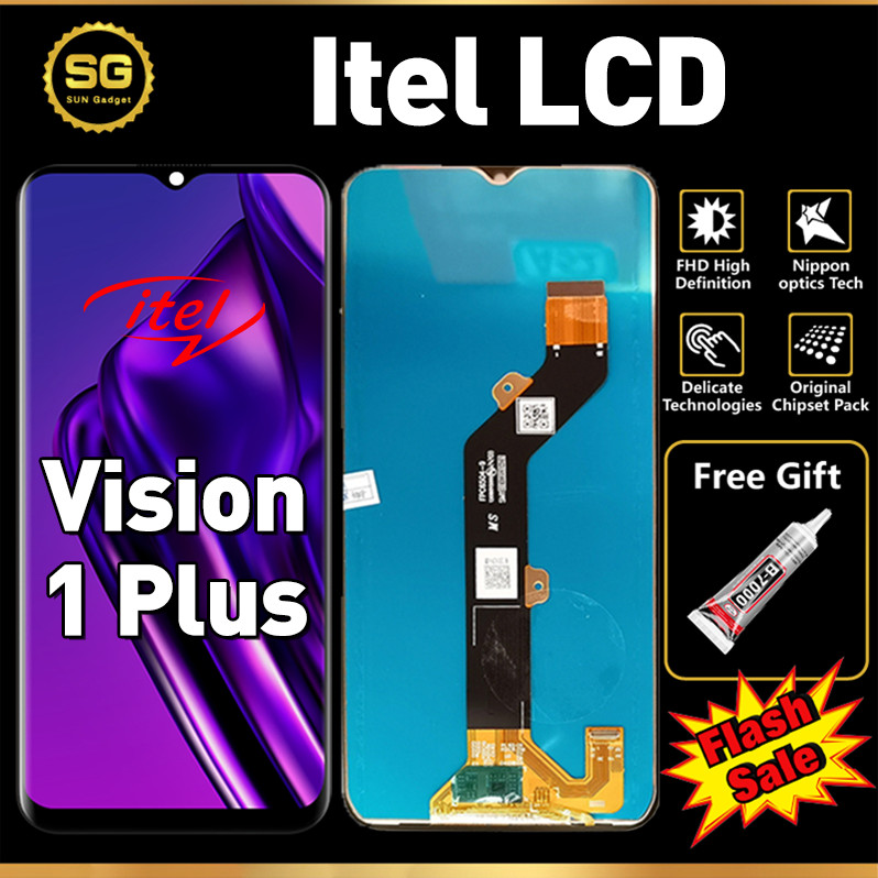 LCD Itel vision 1 plus Original Touchscreen hp Itel vision 1 plus fullset ori asli cod