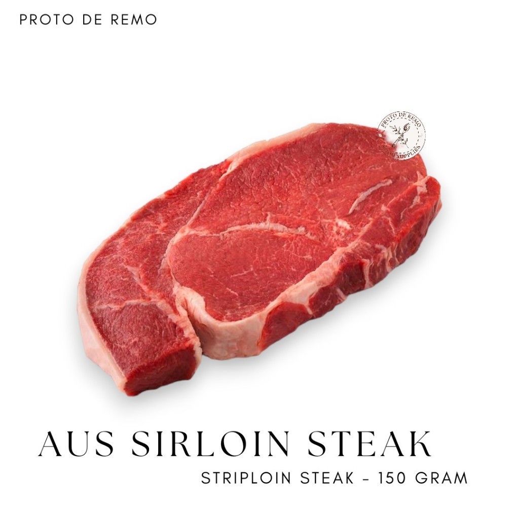 

Daging Sapi AUS Sirloin Steak | Striploin Steak 150GR
