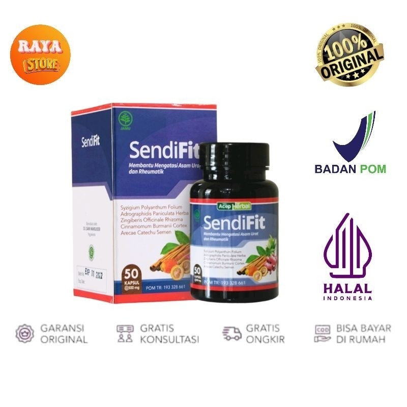 SendiFit Asli 100% Original - Obat Herbal UntukKesehatan Sendi & Tulang