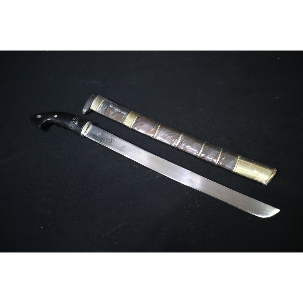 Bedog Silat Tanduk Kembar Asli Cibatu 35cm