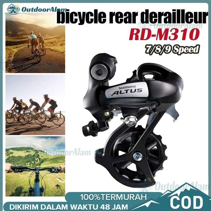 M310 7/8/9  / RD M310 / Sepeda Lipat MTB Roadbike / Rear Derailleur / RD Sepeda 7 8 9 Speed Transmis