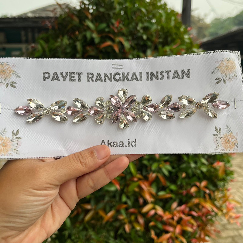 payet pinggang diamond cangkang