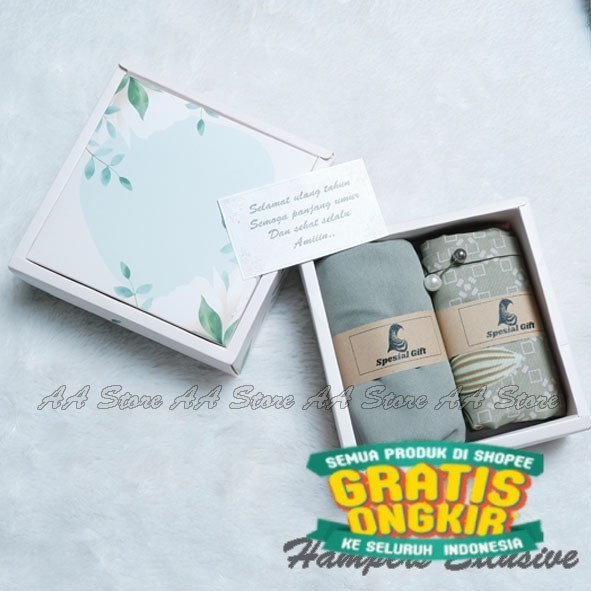

HAMPERS MURAH DUET HIJAB SEGIEMPAT SENADA GIFT SOUVENIR ULANG TAHUN WISUDA DAN HADIAH LAINYA/ ZUMA AEROBIK LANTAI