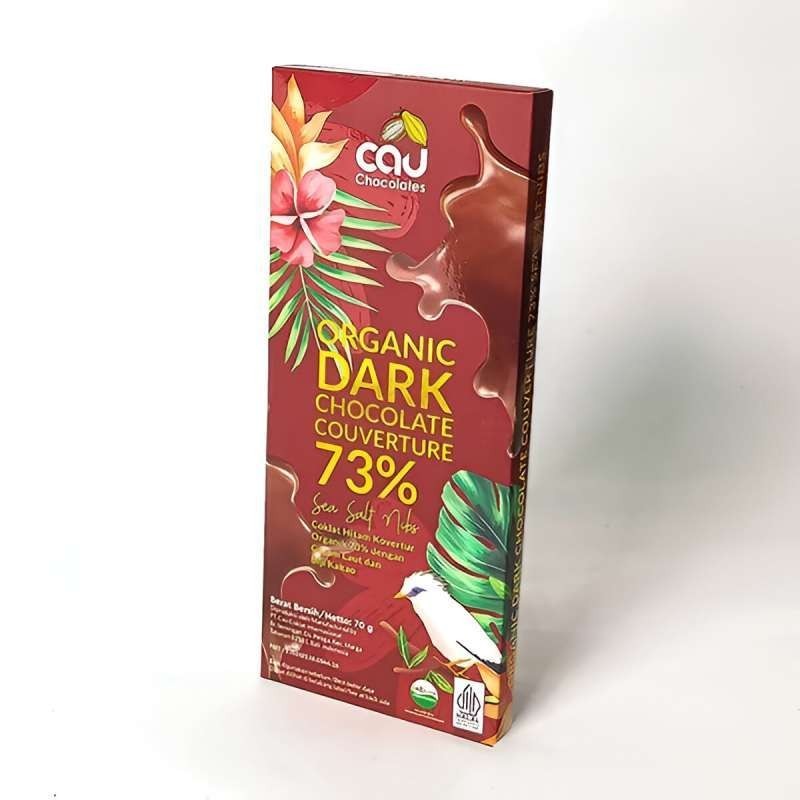 

CAU ORGANIC DARK CHOC W/SEA SALT 73% 70G