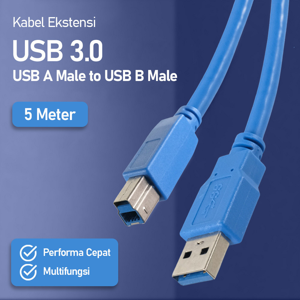 Kabel Ekstensi USB 3.0 USB A Male to USB