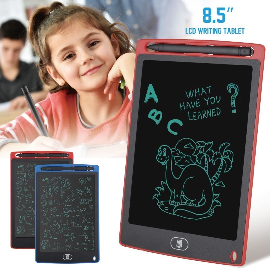[TERMURAH] Papan Tulis Belajar Anak LCD Writing 8.5''/Papan Tulis Anak LCD