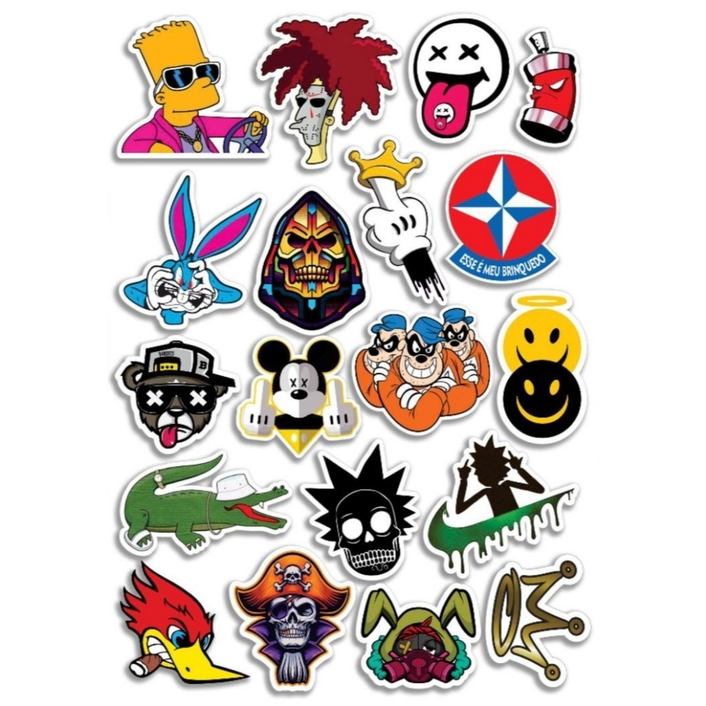 STIKER PACK RACING KARAKTER TERBARU TERMURAH