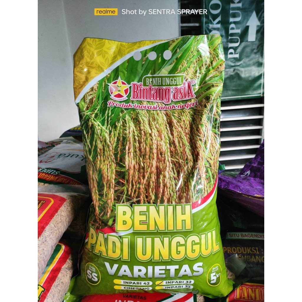 Benih Padi Inpari 32 Bintang Asia 5 kg Inpari 33 Bintang Asia