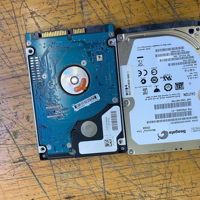 HDD LAPTOP KESEHATAN 100% - HDD 250GB