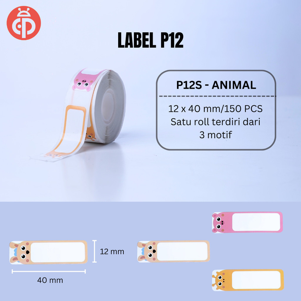 

Sticker Label Thermal Marklife Printer P12 / P50S