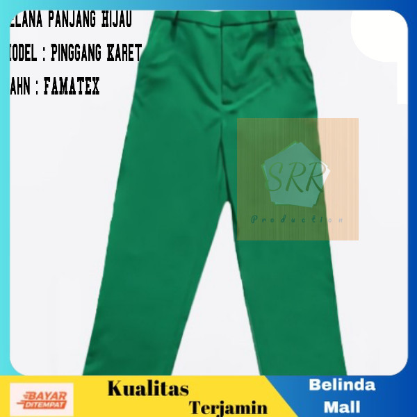 

⭐KUALITAS TERBAIK⭐ Seragam Sekolah Celana Hijau SD/SMP Panjang Karet 24 25 26 Terlaris