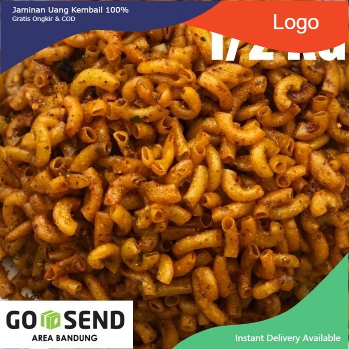 

makroni bantet pedas kencur daun jeruk 1/2 kg