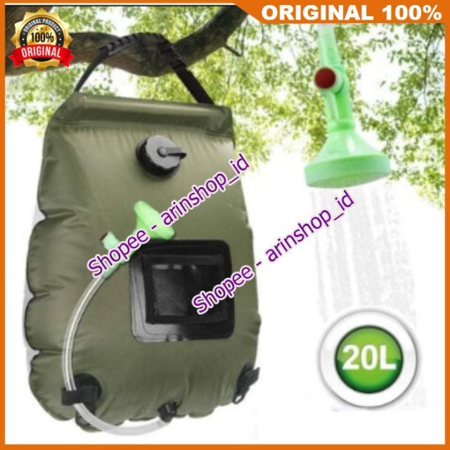 Portable Camping Shower/Kantong Shower Air Portable 100% ORIGINAL