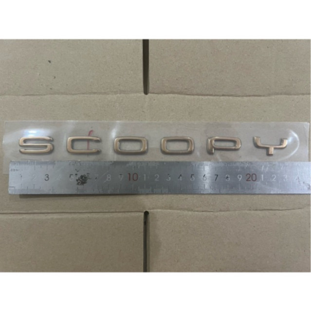 EMBLEM LOGO SCOOPY ORIGINAL 2021 2022 2023 2024