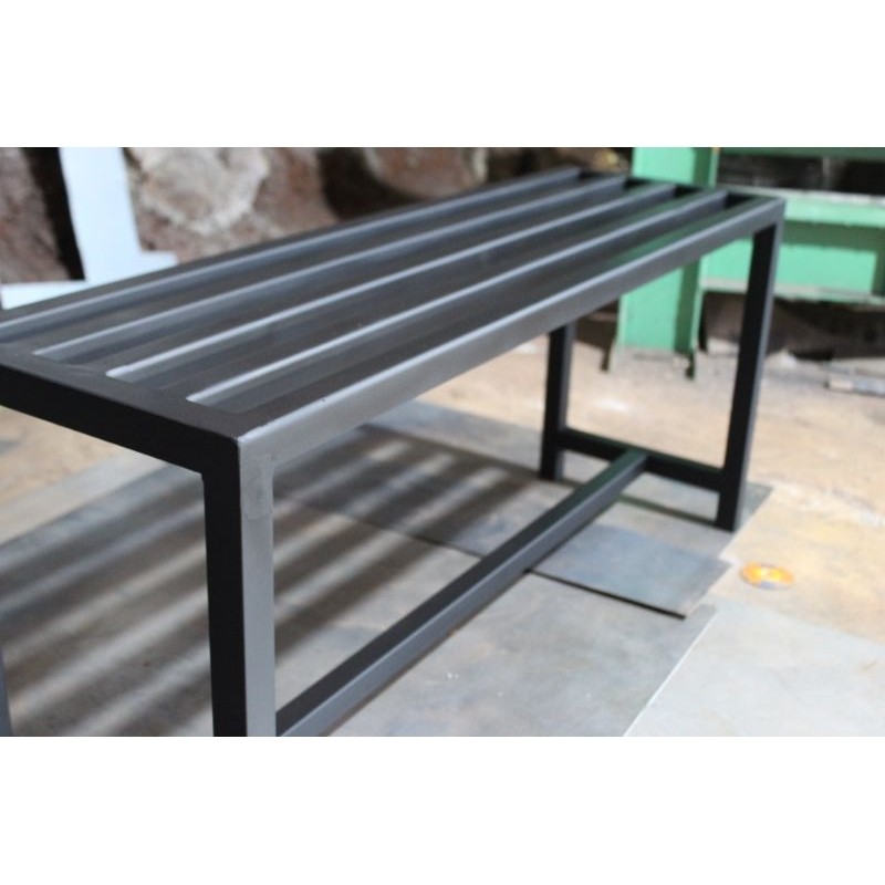 kursi besi bahan besi Hollow Galvanis 3x3