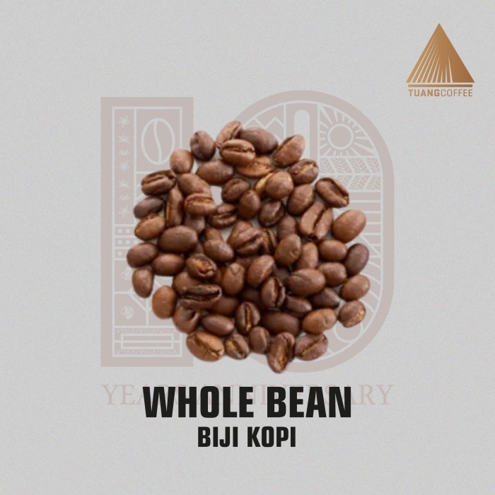 

Roasted Bean Premium Arabica Washed Tuang Coffee 1kg - Biji Kopi