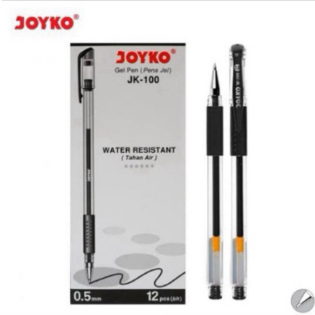 

Bulpen gel joyko jk 100 murah 0,5mm (12 pcs)