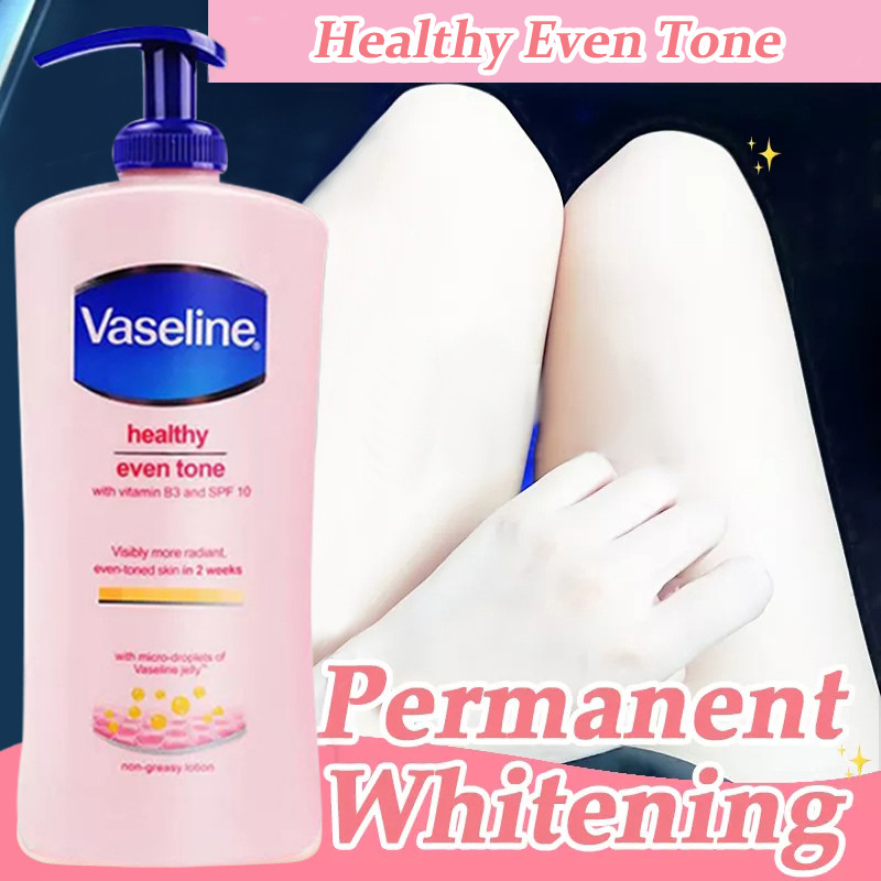 Vaseline Healthy Even Tone with Vitamin B3 and SPF 10 Nicotinamide Permanent Whitening Body Lotion S
