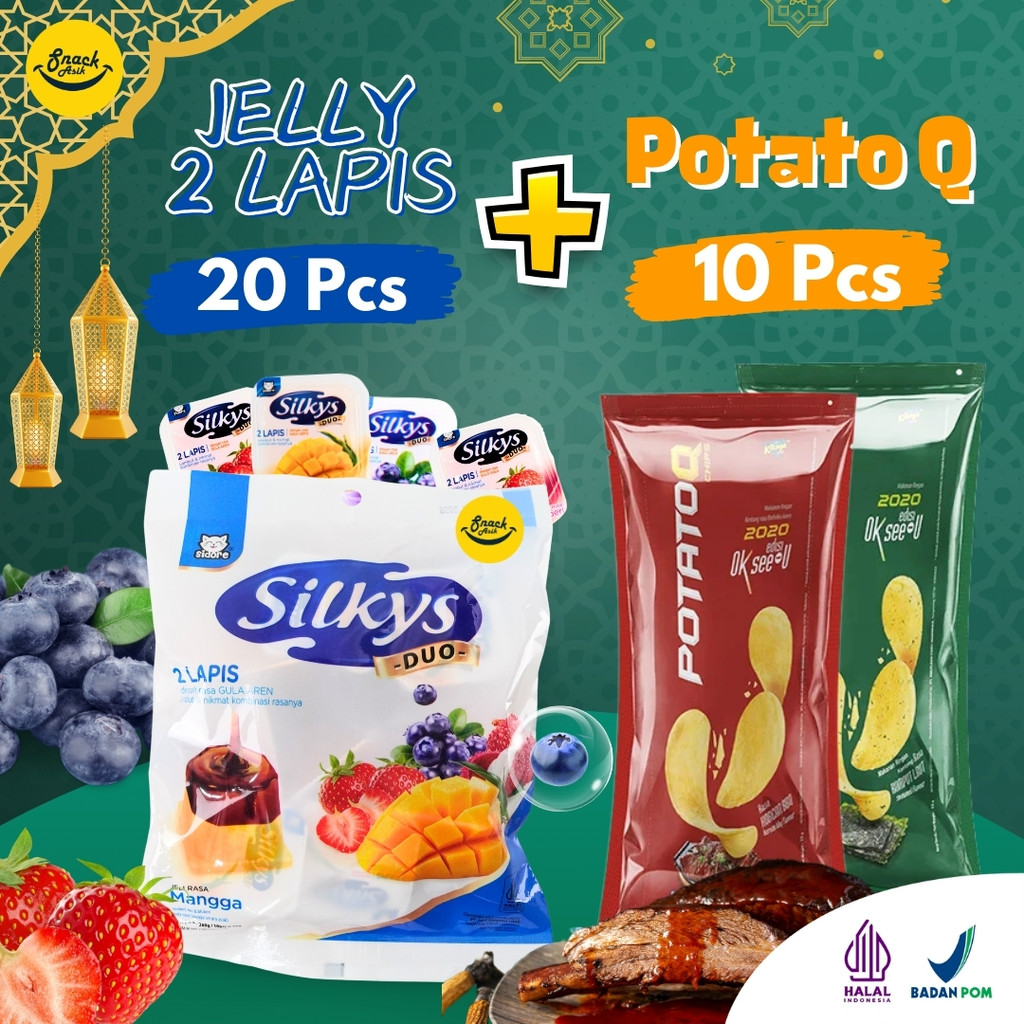 

COMBO SILKY DUO PUDDING 20 PCS + MIX SNACK LAINNYA LEBIH BANYAK LEBIH HEMAT