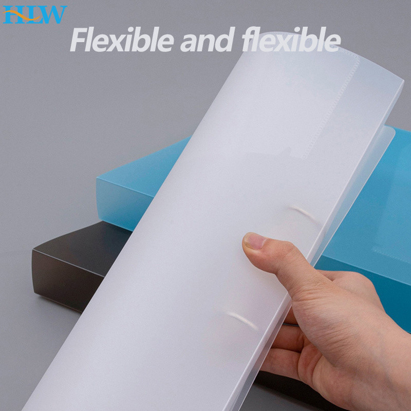 

A4 File Storage Box Storage Folder Filing Product 2 Hole Black Pink Loose-leaf Binder Students Learning Office Supplies