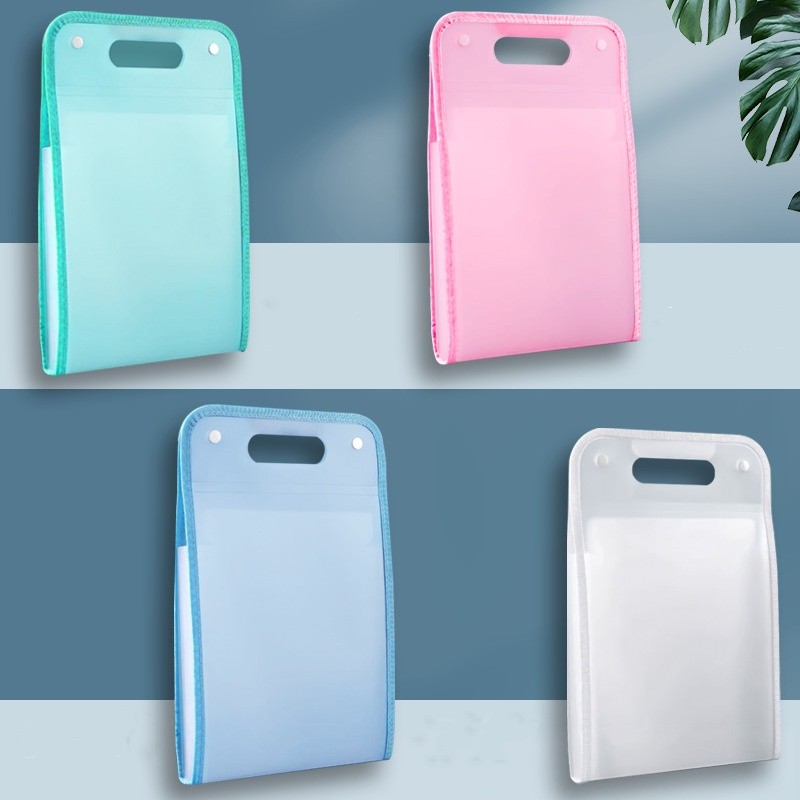 

1 A4 portable vertical folder paper bag multi-layer large capacity organ bag storage and arrangement
