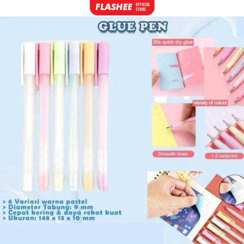 

Pulpen Lem Cair Glue Pen Colour Lem Kertas Cepat Kering Lem Cair Anti Bocor Bentuk Pulpen