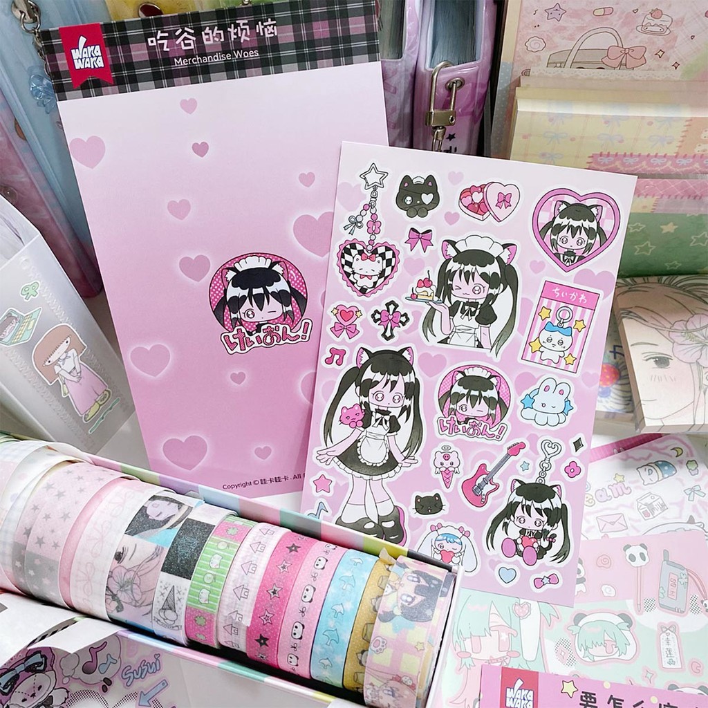 

1Pc Scrapbook Material Sticker Decorative Stationery Sticker DIY Arts Crafts Album Deco Sticker Journal Planner Card Sticker