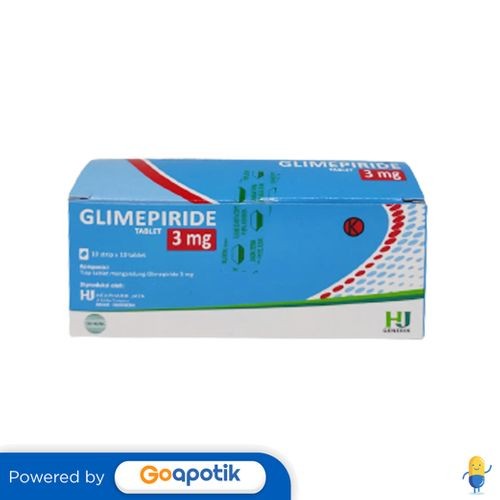 Glimepiride Hexpharm 3 Mg Box 100 Tablet
