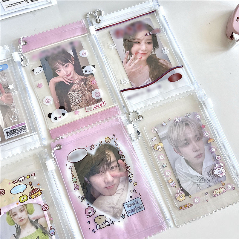 

COD Tas Ritsleting 3 Inci Tas Penyimpanan Polaroid Tempat Kartu Liontin Modis