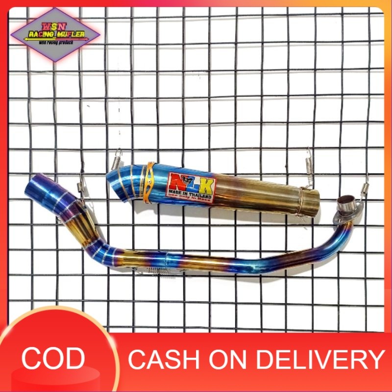 Nlk EXHAUST WAVE 110/EX5/EX5 DREAM/EGO/ WAVE 115/28MM MUFFLER EKZOS NLK