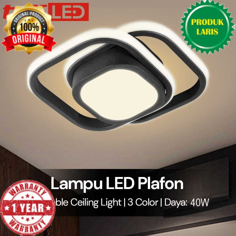 Lampu Led Plafon Kamar Remote Bulat Rumah Ceiling Tamu To Termurah Hias Strip Putih Minimalis Downli