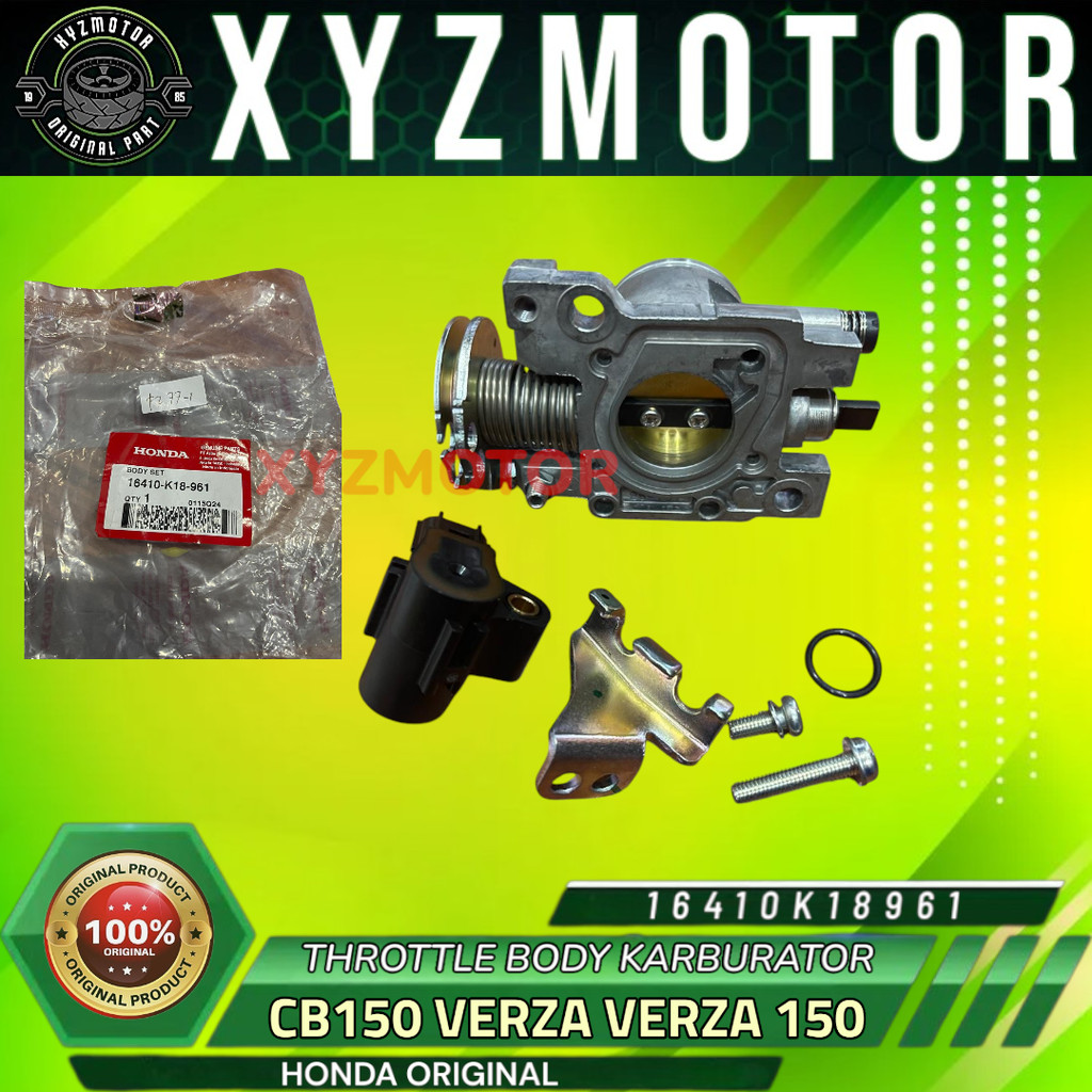 THROTTLE BODY KARBURATOR CB150 VERZA VERZA 150 HONDA ORIGINAL 16410-K18-961