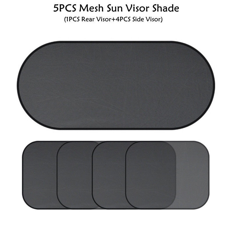NEW 5PCS Sun Shade Tabir Surya Mobil Tabir Surya Pelindung Panas Matahari Silau Kaca Mobil Sun