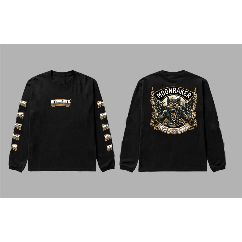 kaos WOLVESGANG m2r moonraker 24s free stiker LS tangan panjang 09